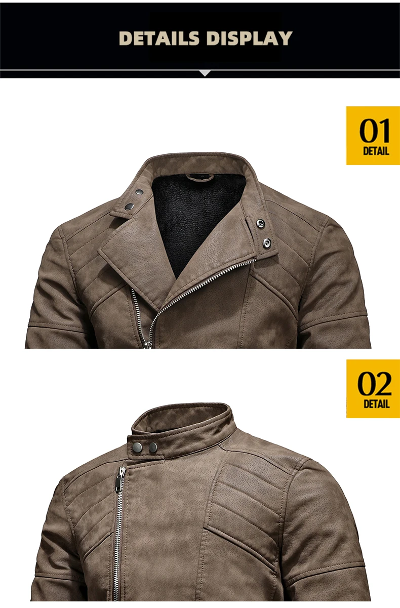 2025 Fashion Leather Jacket Men Winter Fleece Warm Zipper Motorcycle Coats Mens Fashion New Biker PU Jackets Slim Overcoat 81 S4f4295e6f30548e781773b0cdbece8c8B