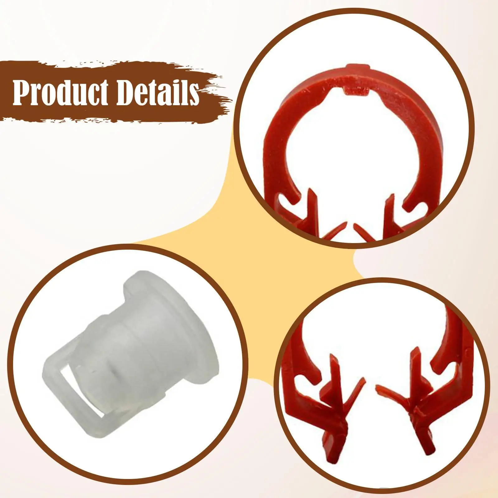 68018106AA Retainer Clip Gear Shift Cable Bushing Transmission Repair Kit for Dodge Caliber Journey Jeep Compass view 3