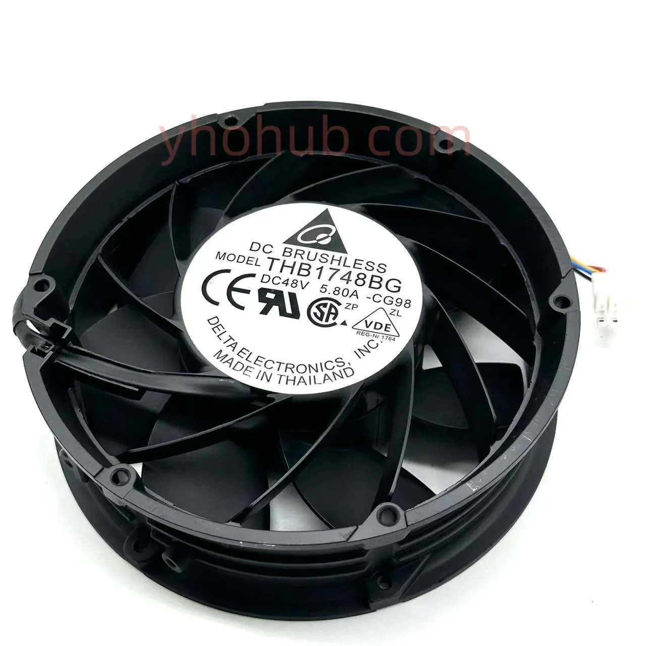 

Delta Electronics THB1748BG CG98 DC 48V 5.8A 172x172x51mm 4-Wire Server Cooling Fan