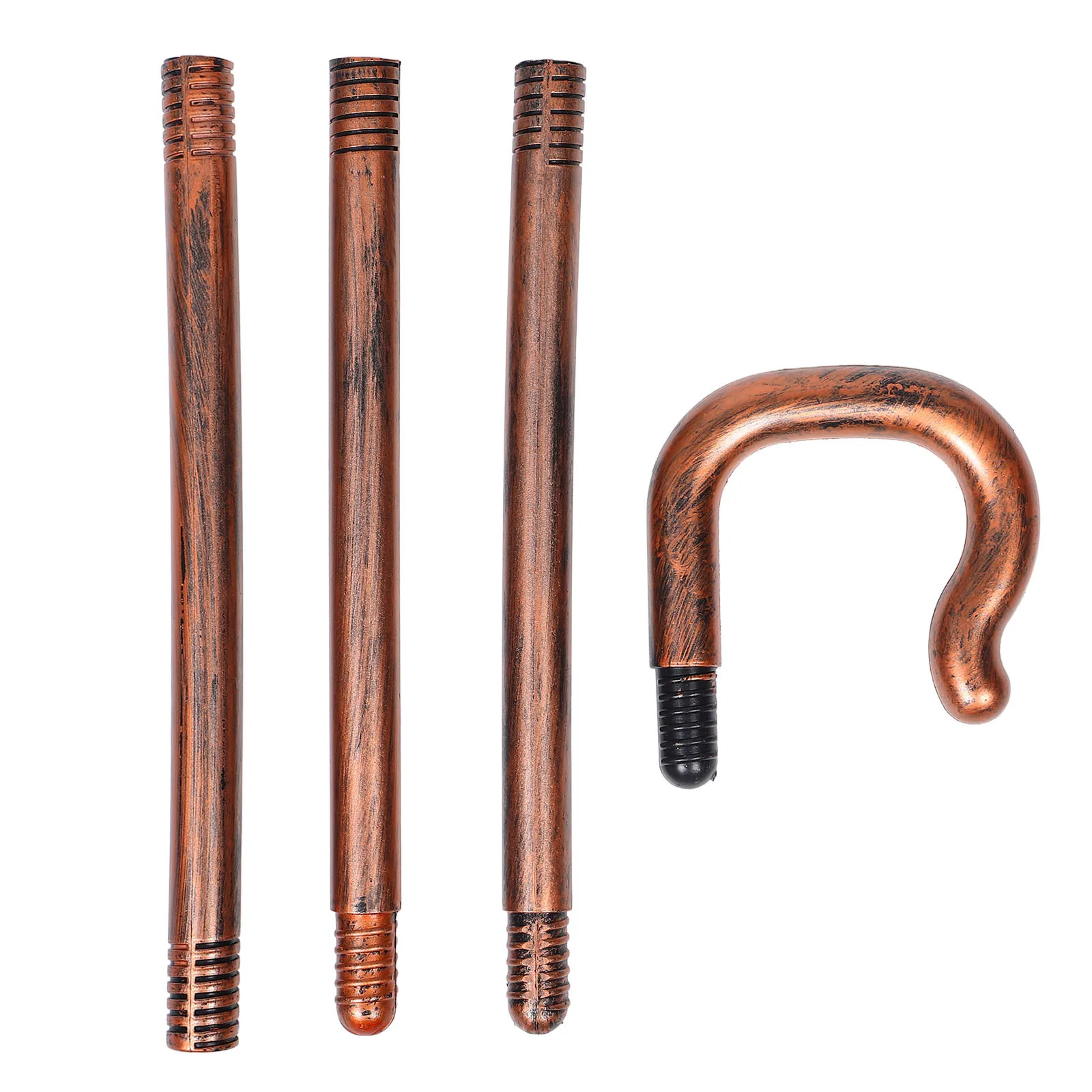 Pharaoh Cane Prop Ancient Egyptian Costume Accessory For Halloween Party Stage Cosplay Event Decor Staff Plastic