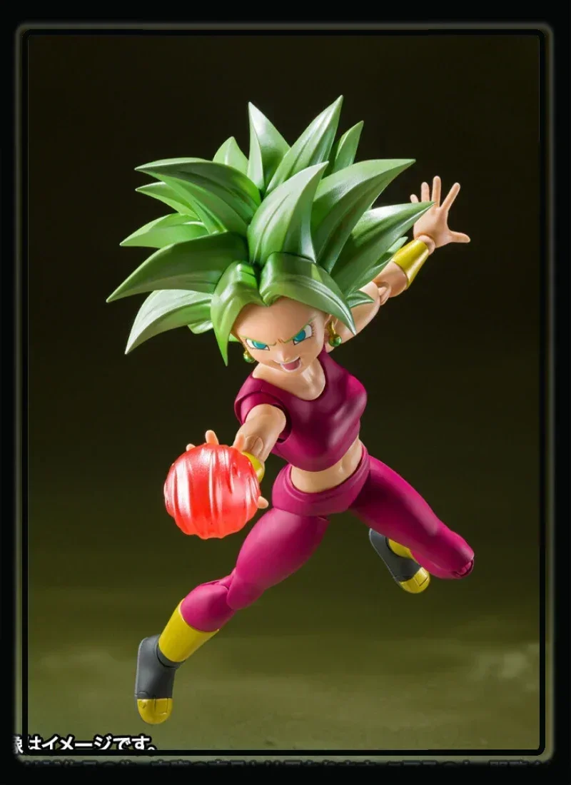 In Stock BB Original Bandai SHF Figuarts Dragon Ball Super Saiyan Kefla Figure Anime Genuine Action Model Toys