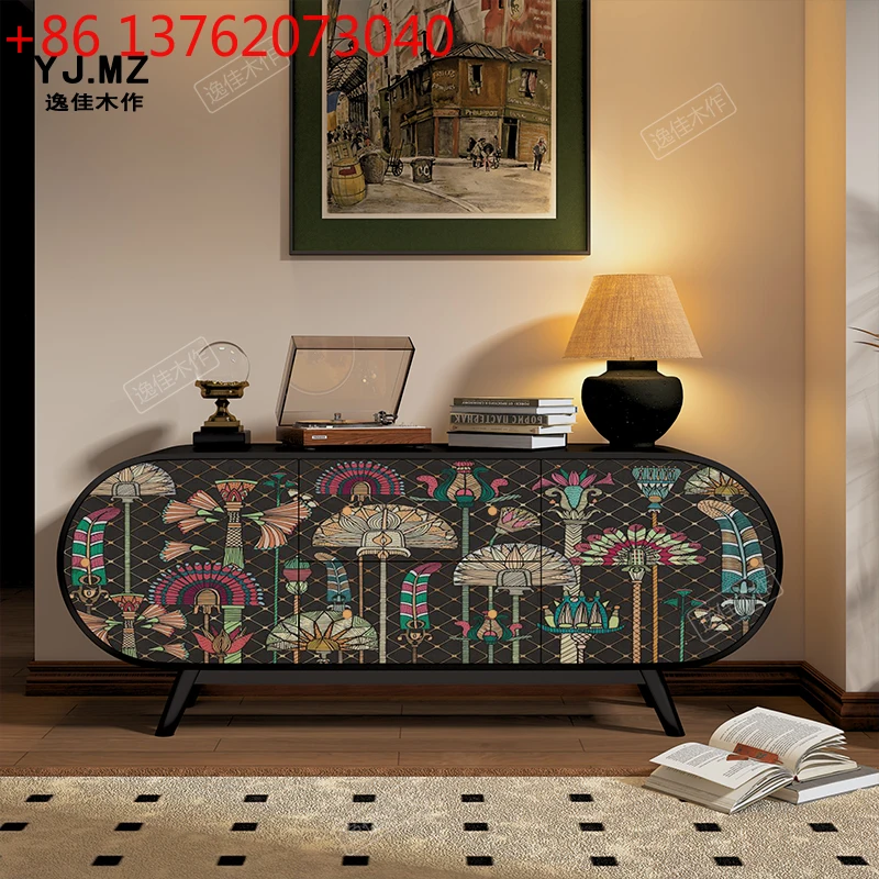 

Декоративный шкаф в во французском стиле ретро, шкаф для хранения в гостиной, спальня