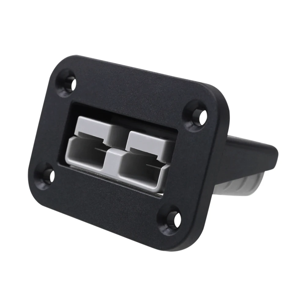 50 Amp Charging Battery Connector Flush Mount Anderson Plug Kit Mounting Bracket Panel Cover Accessories for Caravan Camper Boat