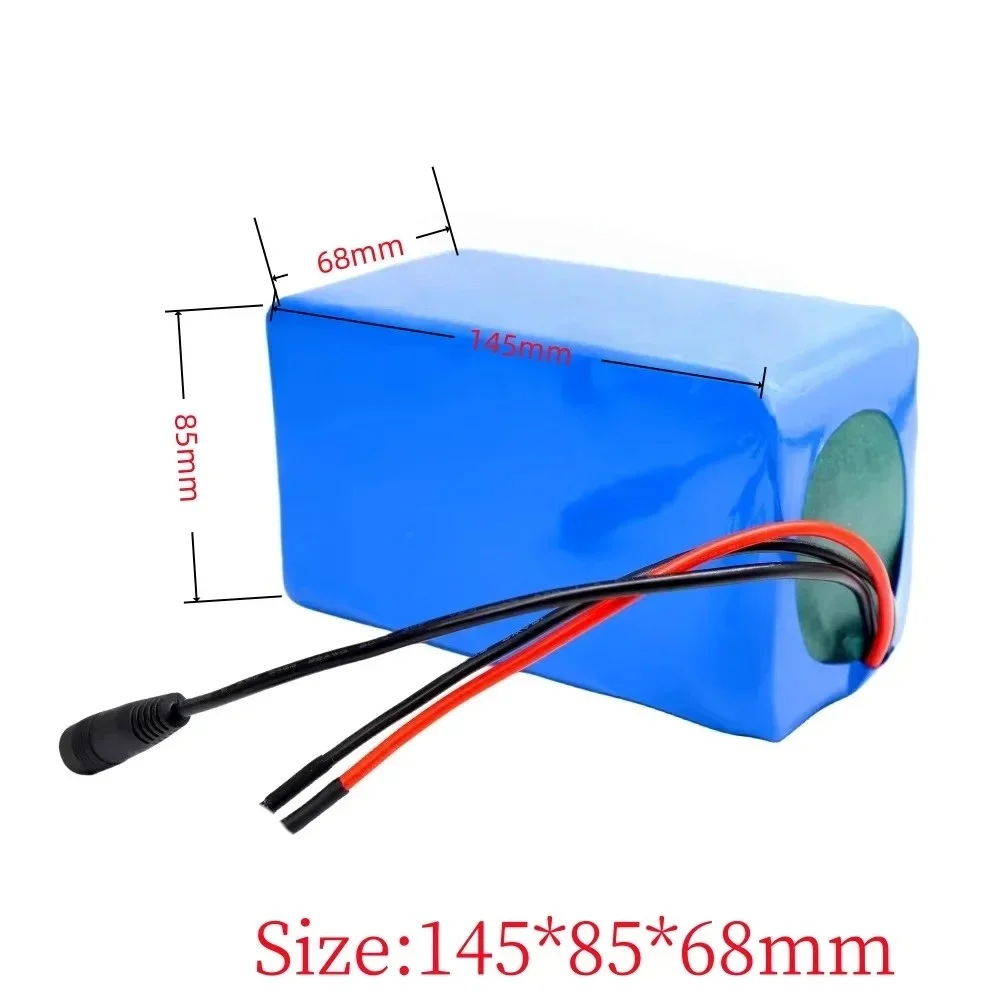 60V Battery 10Ah 16S2P 18650 Lithium Battery Pack with BMS for Motorcycle, Scooter,  Electric Wheelchair 200W-500W Motor.