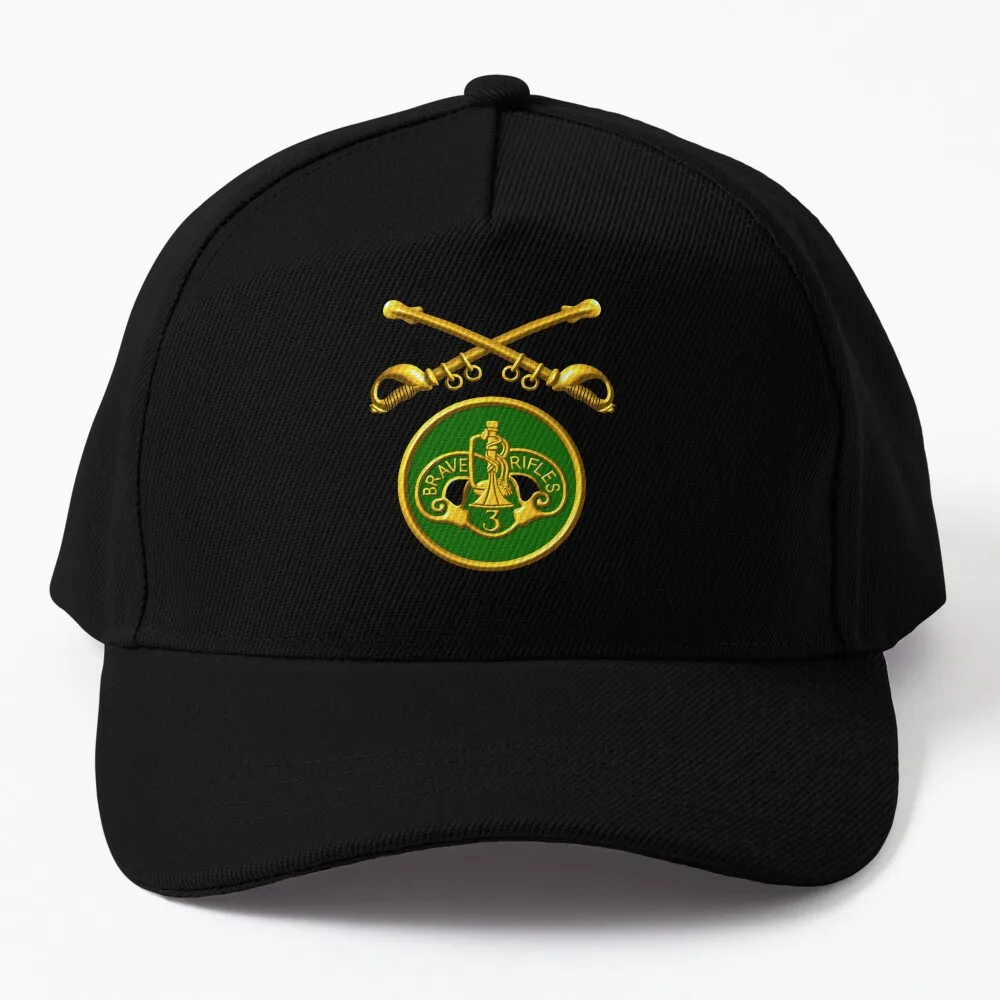 3rd Armored Cavalry Regiment ACR “Brave Rifles” Baseball Cap custom hats Thermal Visor Women's Hats For The Sun Men's