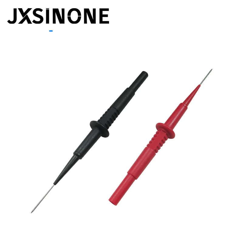 JXSINONE P5008 2 قطعة العزل ثقب إبرة غير المدمرة المتعدد اختبار المسابر الأحمر/الأسود
