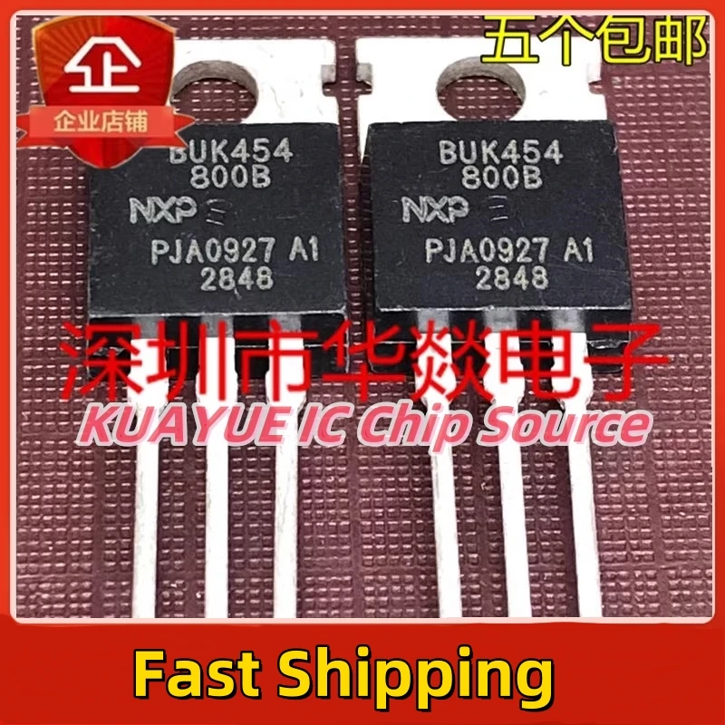 10PCS-30PCS   BUK454-800B   TO-220  800V  24A  Fast Shipping Quality Guarantee