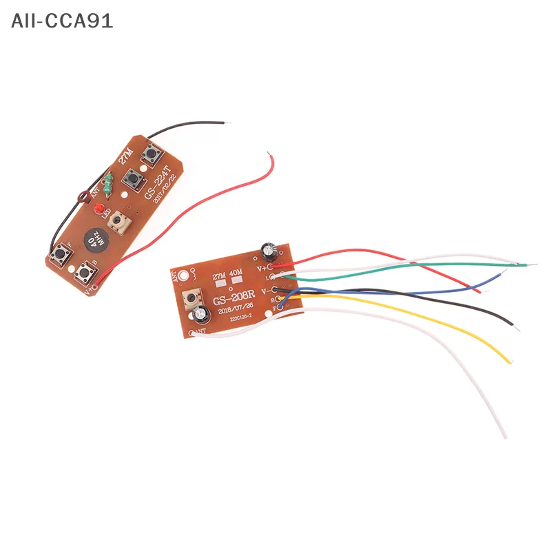 CCA91-1 conjunto placa de circuito 40m 4ch pcb recebe módulo controlador para acessórios do carro rc diy avião brinquedo controle remoto