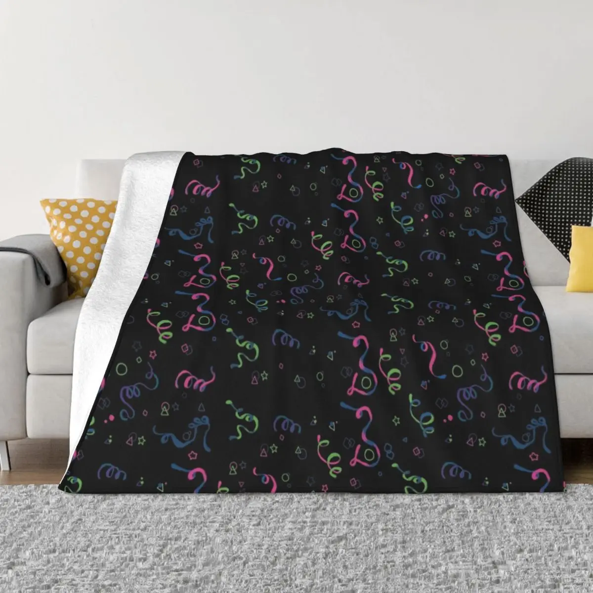 

Bowling Alley Carpet Throw Blanket blankets and throws Polar Blankets