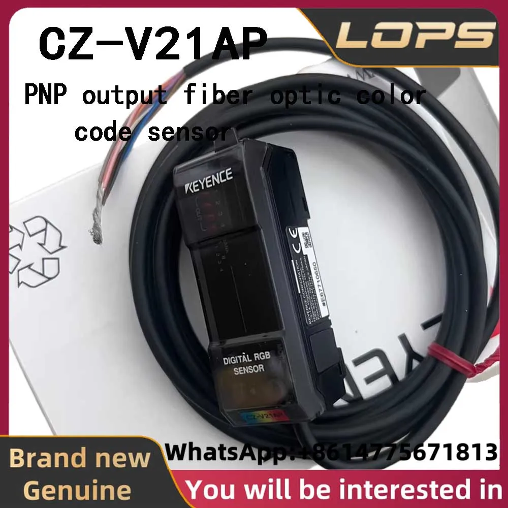 

CZ-V21AP KEYENCE Новый оригинальный оптоволоконный датчик цветового кода с выходом PNP, большой запас на складе, добро пожаловать за консультацией.