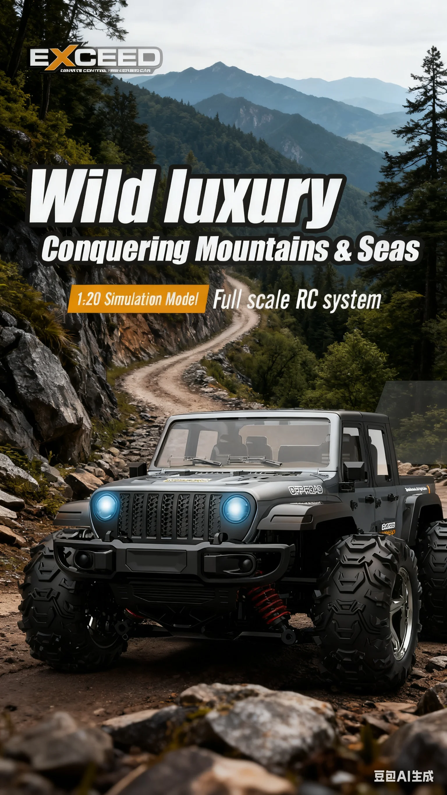 

1/20 Масштаб 2,4G 4WD Внедорожный радиоуправляемый автомобиль со светодиодной подсветкой Профессиональная имитация пикапа Игрушка с дистанционным управлением для рынка США