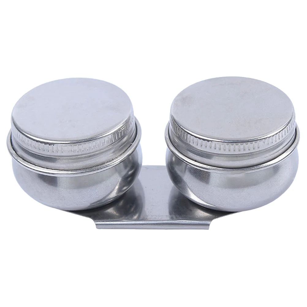 

Stainless Steel Palette Cup Portable Paint Stainless Steel Oil Palette Cup Mixing Storage Container Supplies