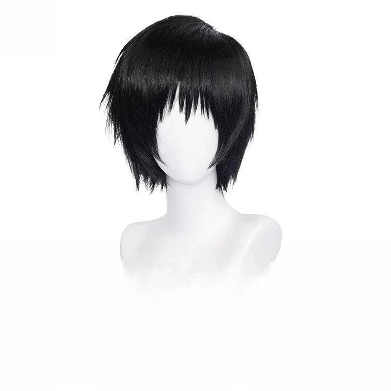 Jujutsu Kaisen Toji Fushiguro Cosplay Perücke, stacheliges schwarzes Haar für Zenin Family Sorcerer Look