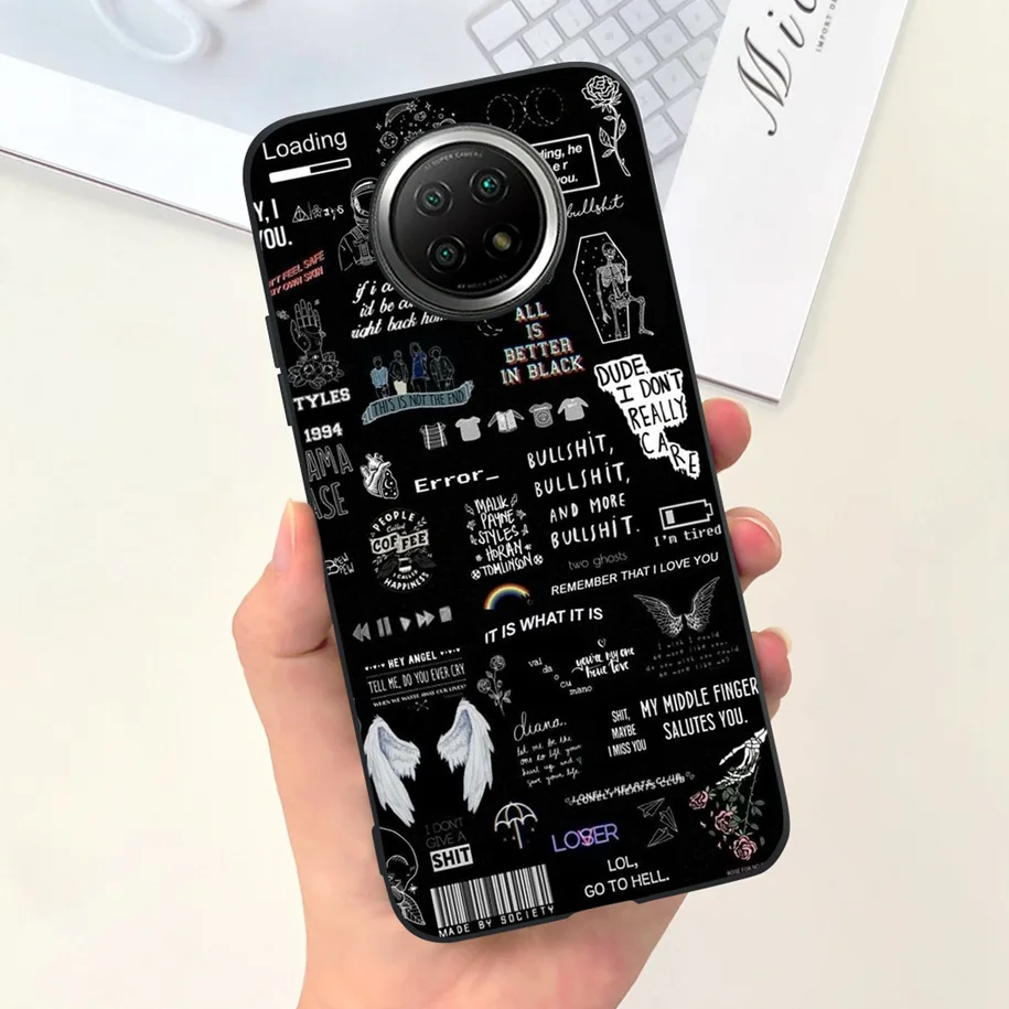 For Xiaomi Redmi Note 9T Case Fashion Marble Moon Soft Silicone Back Cover For Redmi Note 9 5G Phone Case For Redmi Note9T Funda