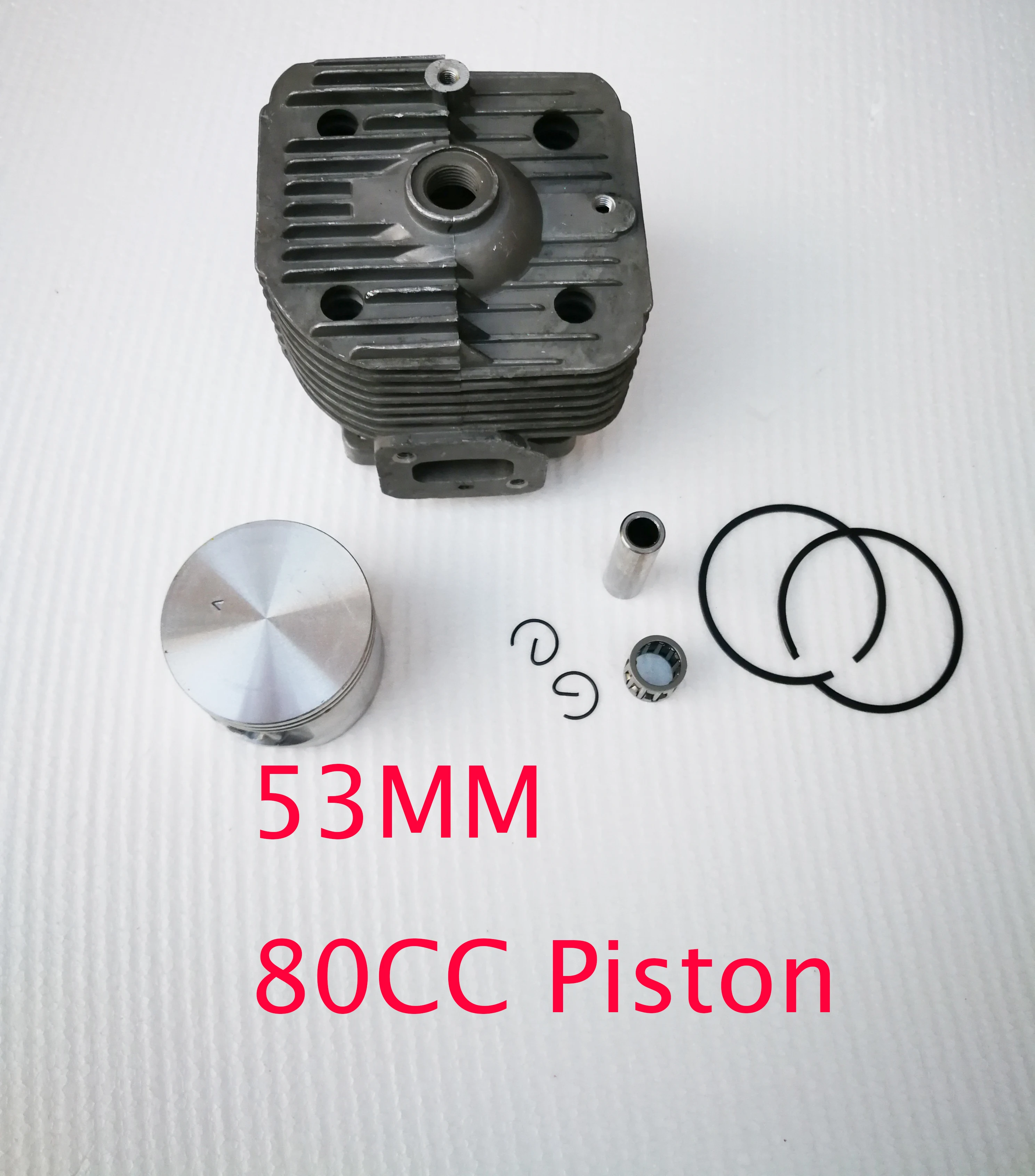 Imagem -04 - Anel de Pistão do Cilindro 53 mm Motor 1e53f 80cc Peças Reposição para Cortador Escova Scooter Evo Terra Broca Huasheng Externo