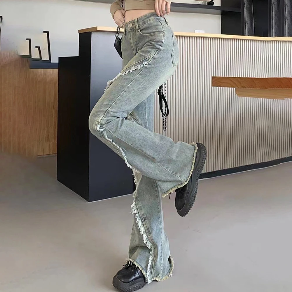 

Повседневные брюки Брюки Bootcut отлично подходят для повседневных случаев Four Seasons Wear S-2XL Размер в наличии Брюки для женщин