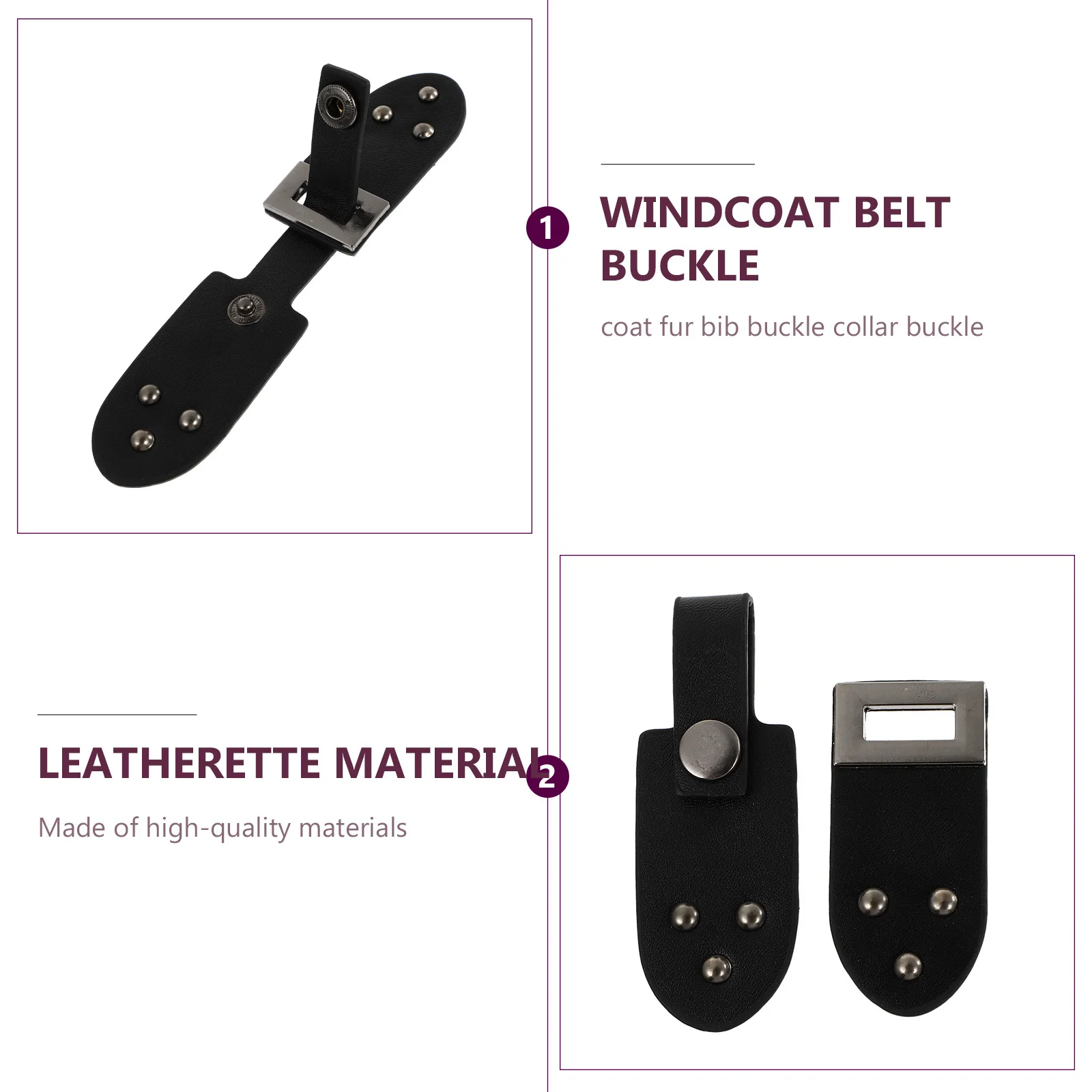 5Pcs Toggle Buckles Made of Leatherette Metal for Coat Duffle Shawl Fastener Dress Waistband Button DIY Sewing Accessories