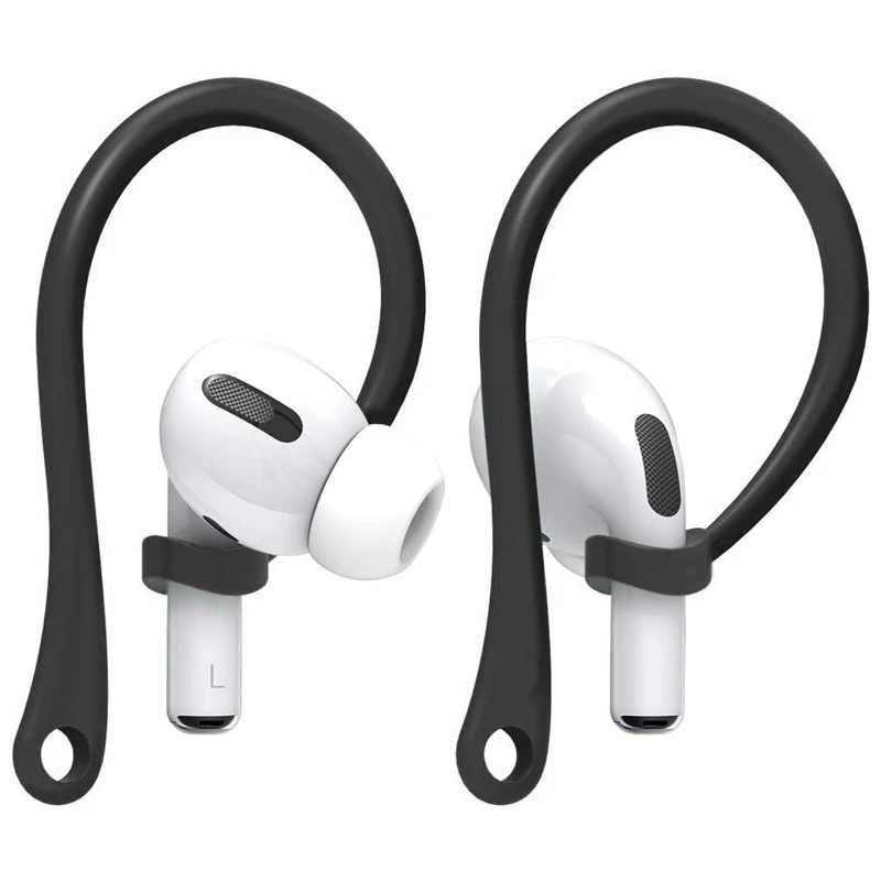 Ganchos de ouvido de silicone para Apple AirPods Pro, fone de ouvido antiqueda, acessórios esportivos, suporte de ganchos, 1-6 pares, 1, 2, 3