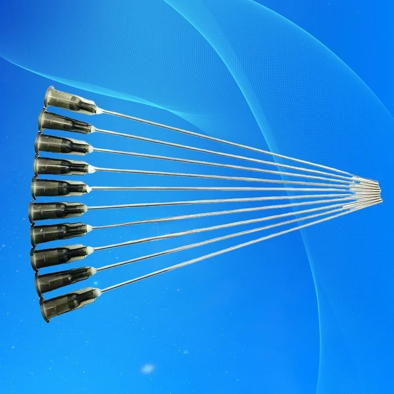 ‌22G Blunt Tip Dispensing Needles 10pcs | 10cm/100mm Craft (Non-Sharp/Safety/Free Ship)‌