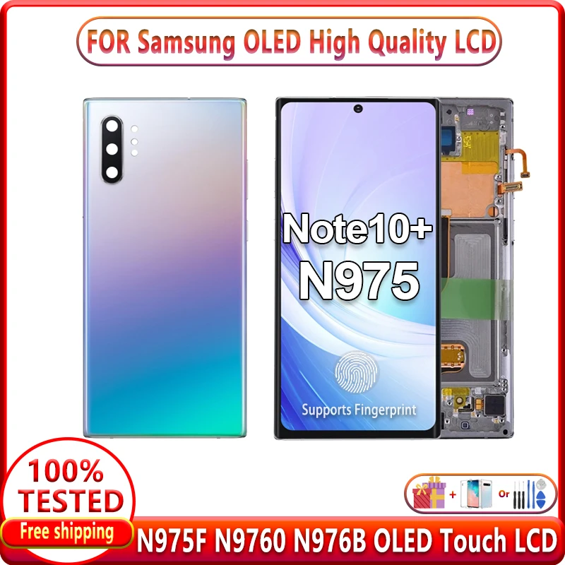 100% Work OLED Screen For Samsung Galaxy Note 10 plus N975 N976 Note 10+ Display Touch Screen Digitizer Assembly Replacement