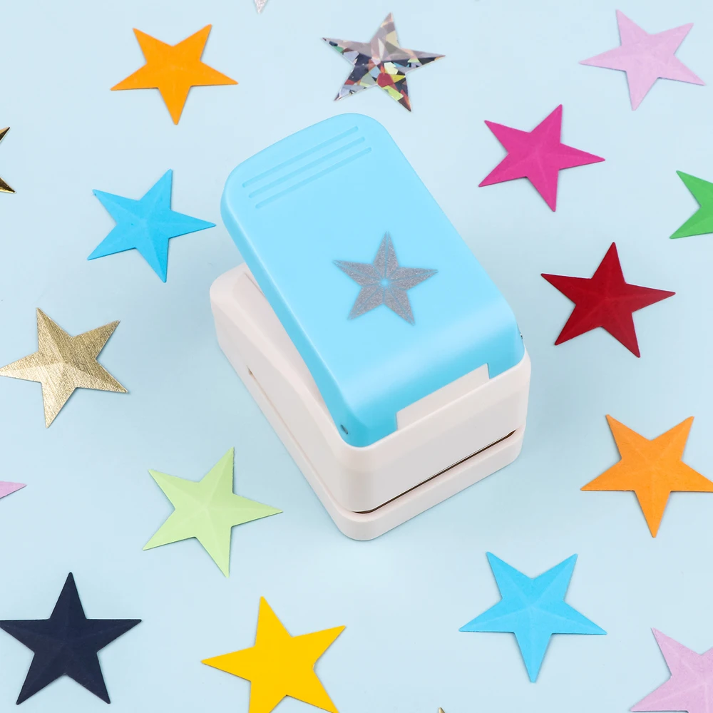 3D postzegel embossing punch tool Star puncher voor scrapbooking journaling planner diy verjaardag vakantie wenskaart ambacht
