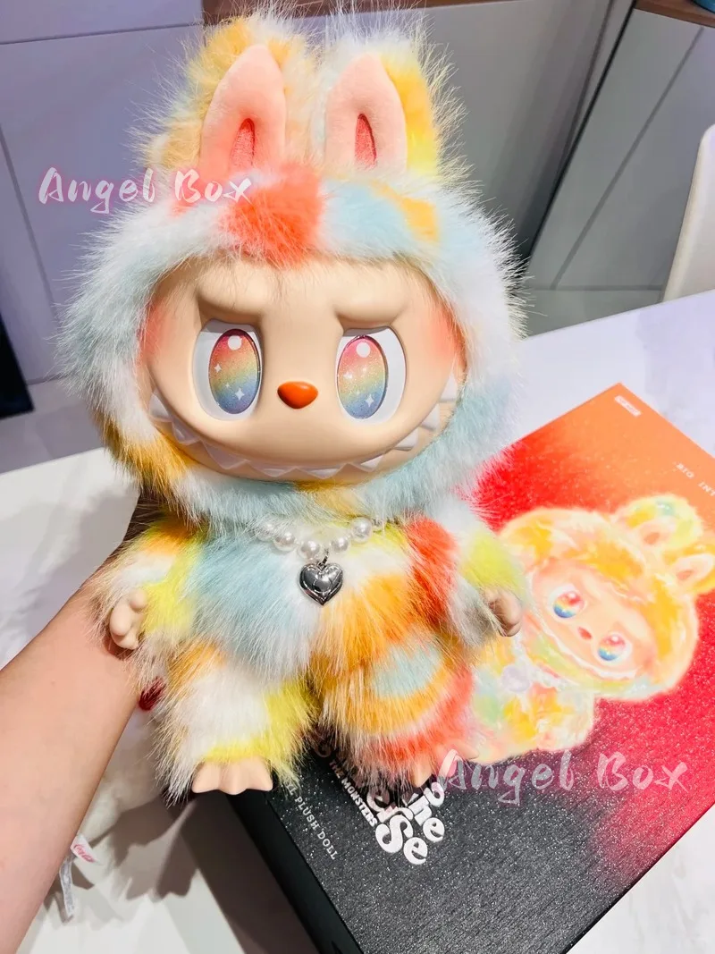 

Подлинная аниме-фигурка Pop Mart Labubu Rock The Universe, высокоэнергетическая космическая мягкая модель куклы, коллекционная художественная игрушка, декор-сюрприз Gif