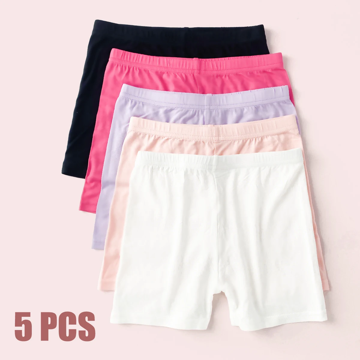 5 PCS tights Toddler Kids' Comfort Safety Shorts - Anti-Slip for Girls, Infants & Children, All-Season​