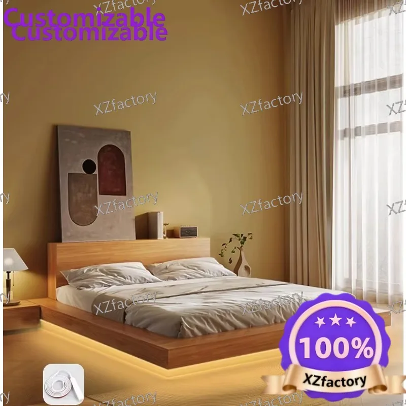 Factory Direct 2026 Top RatedModern King Queen Size Japanese Tatami Platform Bed Single Double Bed Bedroom Furniture King Size W