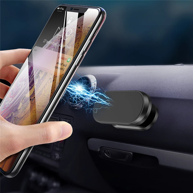 360 Degrees Magnetic Car Phone Holder Magnet Smart Phone Mobile Phone Stand Car in GPS Support For iPhone Xiaomi Huawei Samsung