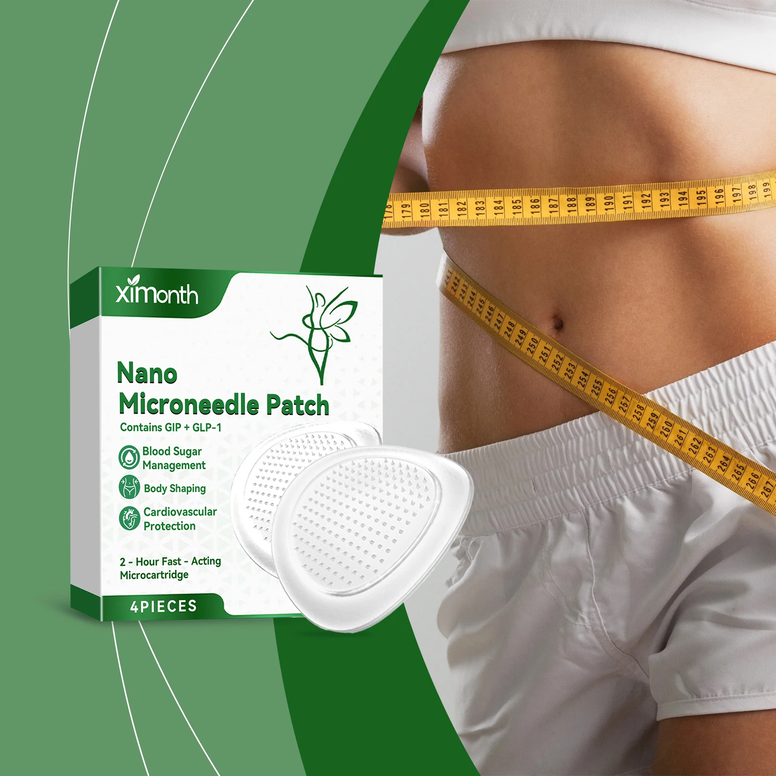 Light Snug Body Care Patch - Gentle Care and Firming Enhances Body Contours Long-Lasting Shaping Patch for Everyday Convenience