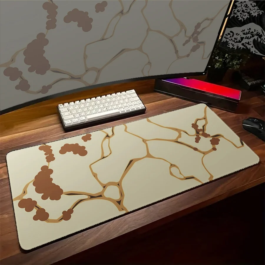 

Art Gaming Accessories Art Mousepad Computer Laptop Mouse Pad Gamer Extended Mouse Mat Rubber Desk Mat