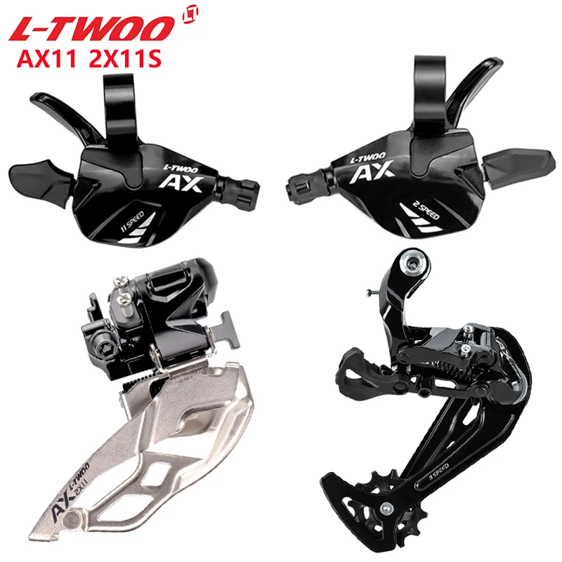 LTWOO  AX11 2x11 Speed 22V Trigger Shifter + Rear Derailleur + Front Derailleur Groupset For Mtb Mountain Bike 11S Switch M8000