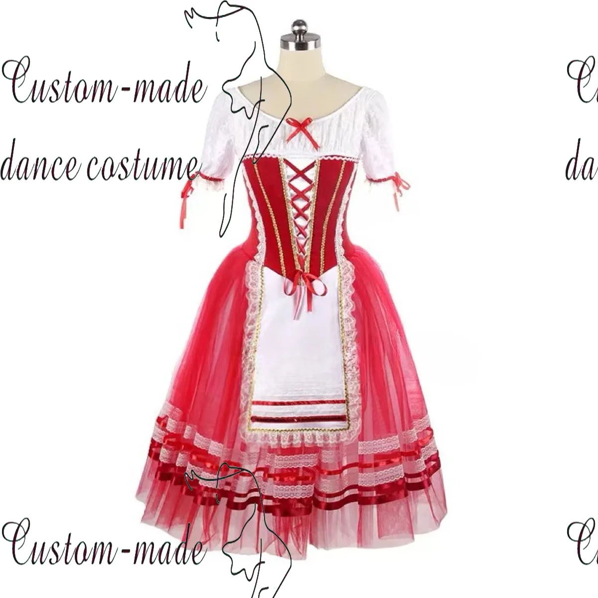 2024 el último vestido de ballet romántico para niños adultos de gama alta personalizado variación de Giselle YAGP Competiton bailarina profesión