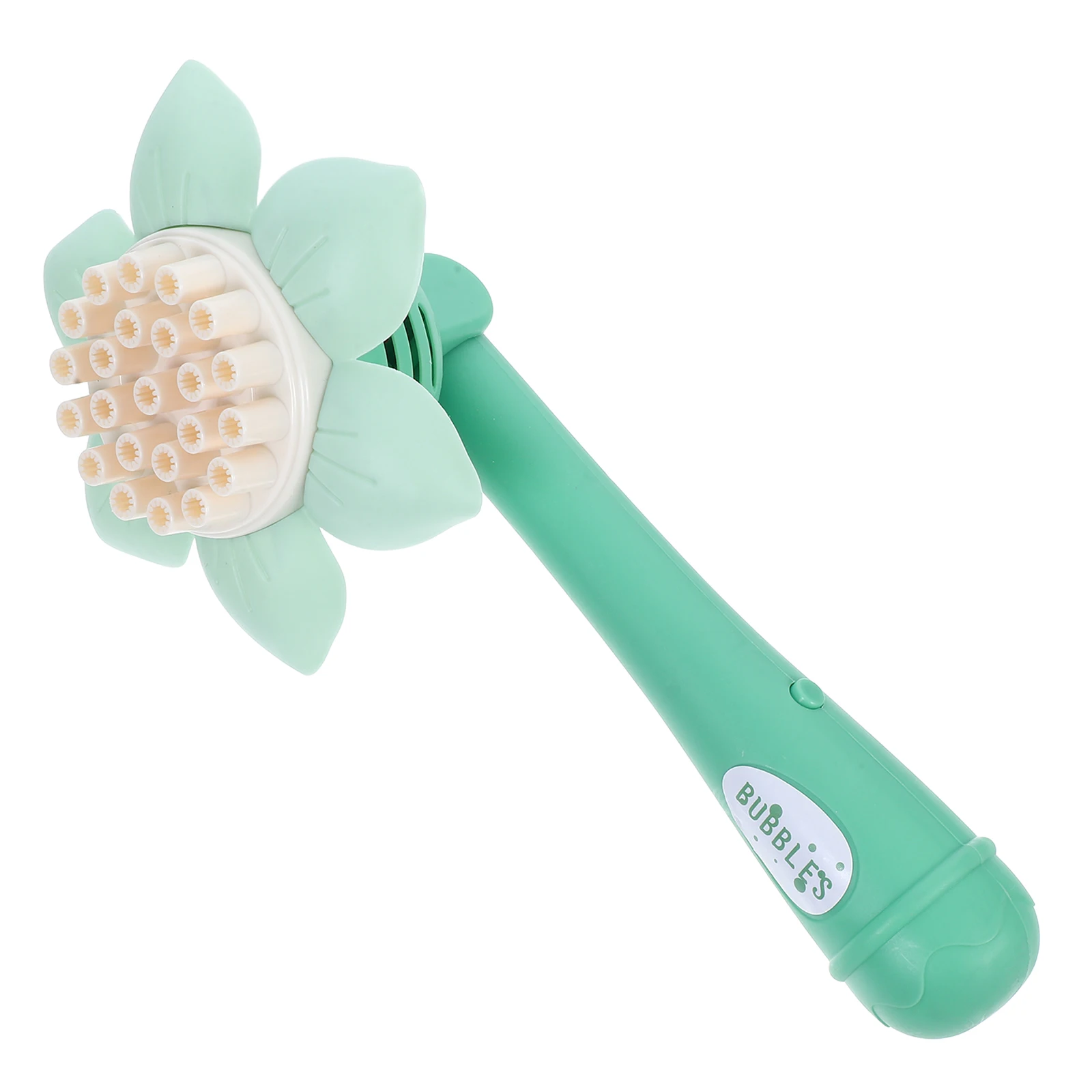 Sunflower Shape Bubble Machine Electric Blower Premium Plastic Kids Outdoor Indoor Gift Wand Long Lasting Colorful