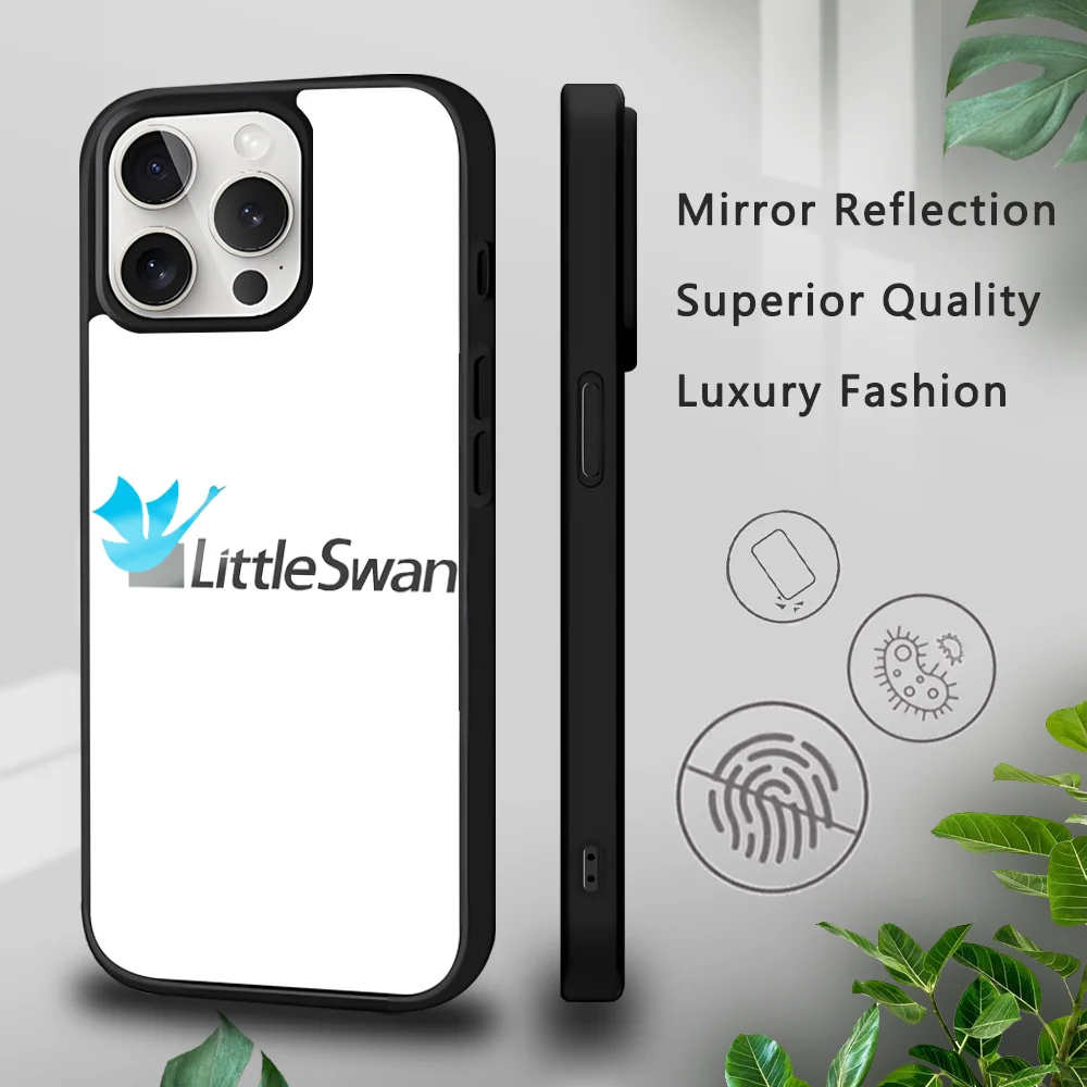 L-Little-SwanS Phone Case For iPhone 16 15 14 13 12 11 Pro Xs Max Mini Plus Celulares Hard Funda