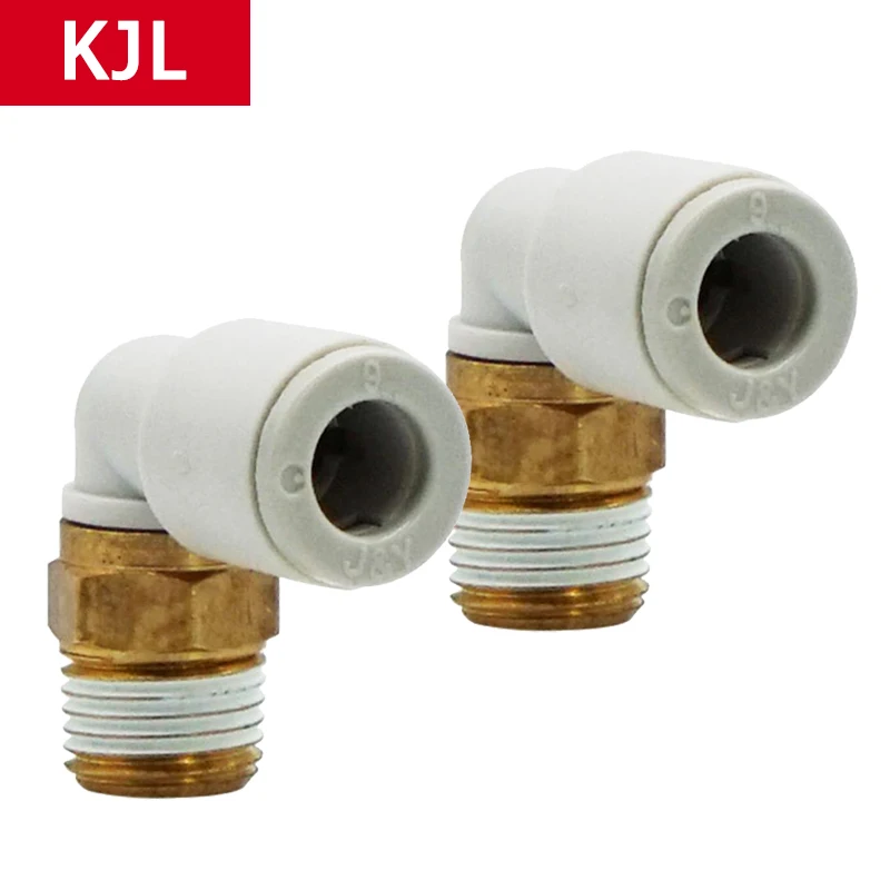 KJL03/23/04/06-M3/M5/M6/01S Small Elbow Air Pneumatic Fitting Mini Threaded Right Angle Connector