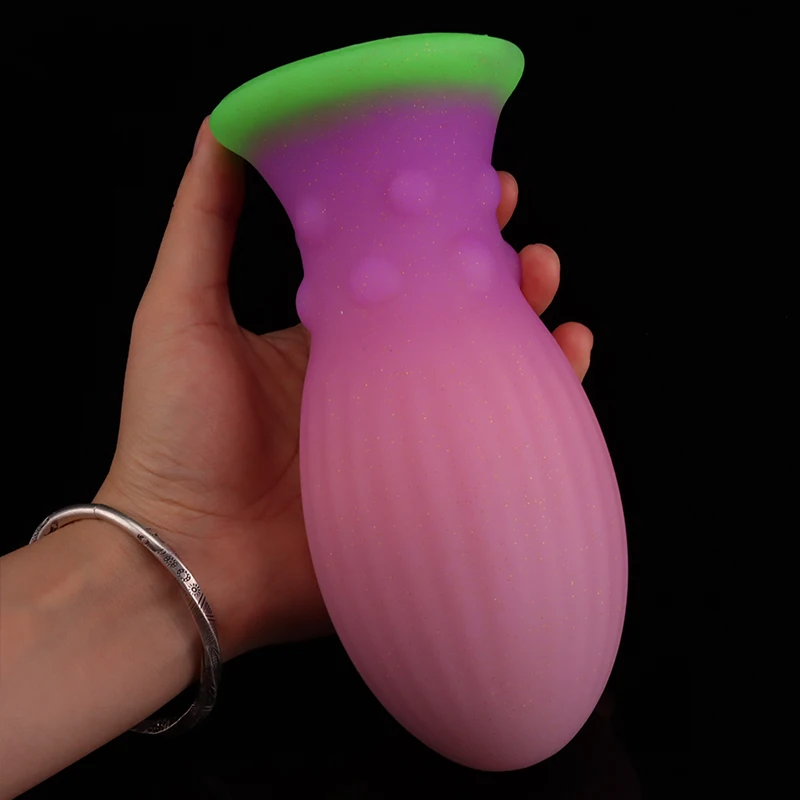 Luminous Dragon Egg Anal Plug Colorful Butt Plug Anal Dilator Prostate Massager Stimulator Masturbator Sex Toys For Men Women 18