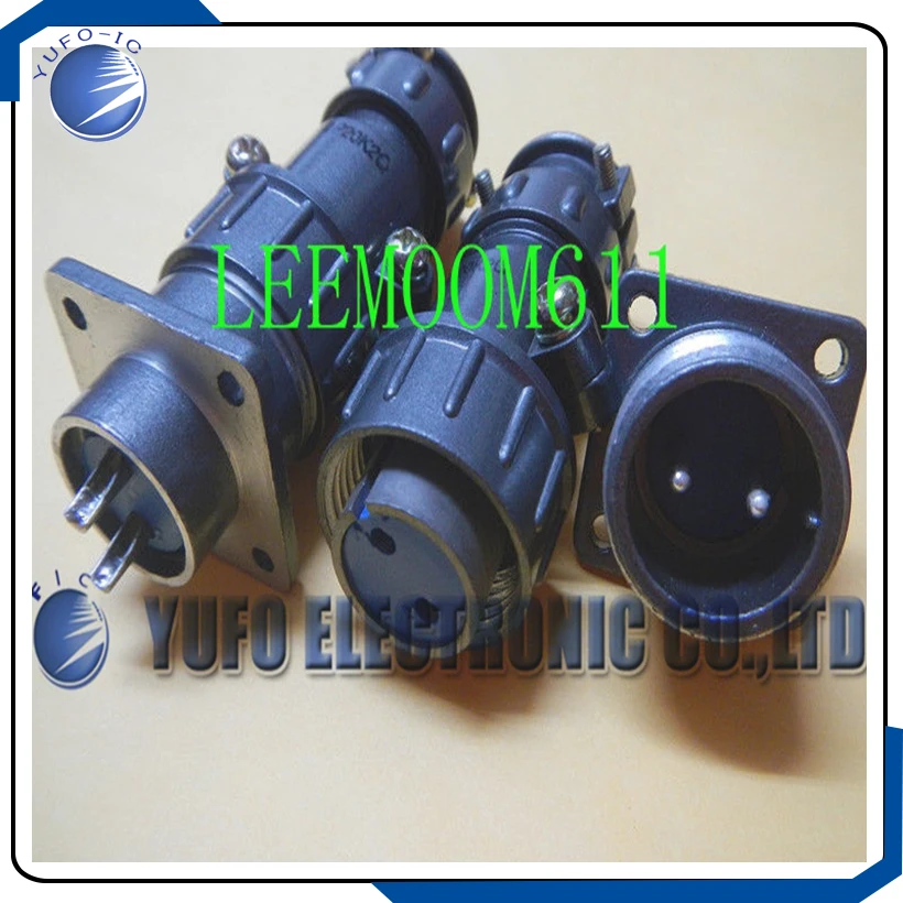 Frete grátis um lote 2, conector de cabo macho e fêmea de 2 pinos resistente, plugue de aviação de ar P2