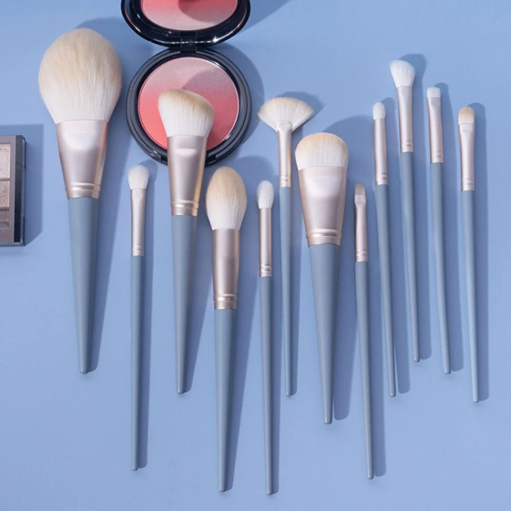 مجموعة فرش مكياج احترافية مكونة من 10 قطع - بودرة خافي عيوب كريم الأساس وأحمر الخدود وفرش ناعمة ورقيقة مجموعة أدوات تجميل مختلطة Artist2026 #1