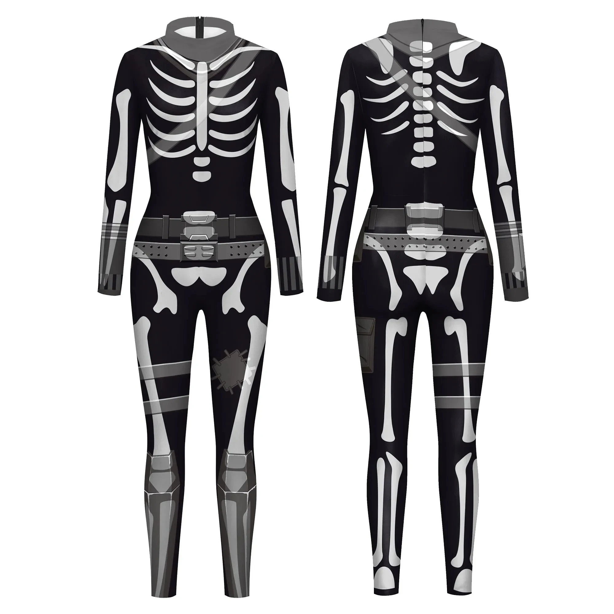 Costume de cosplay en latex imprimé 3D pour adultes, tenue de fitness élastique, bondage, Halloween, carnaval, fête, Zentai, 2024