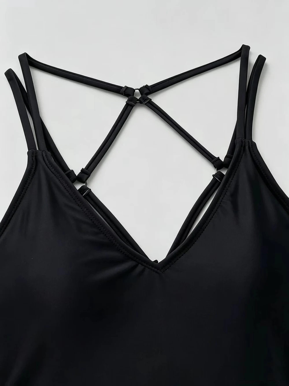 Sexy Hollow Out Backless One Piece Swimsuit Women's Push Up Tummy Control Swimwear For Holiday Vacation Beach Bathing Suit view 4