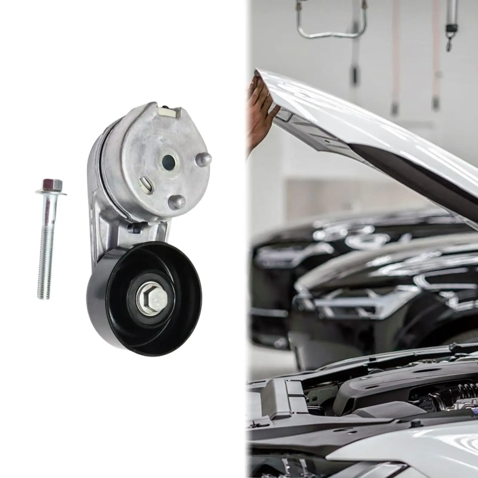 

Drive Belt Tensioner Assembly Pqg500030 with Pulley Metal for Range Rover Replacement Repair Part Automobile Accessory Parts