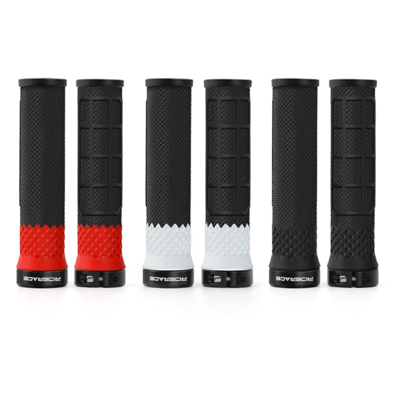 AliExpress riderace 1Pair MTB Bicycle Handlebar Grips Rubber Anti-Skid Shock-Proof Comfortable Bike Handlebar Cover For 22.2mm Cycling Accessories