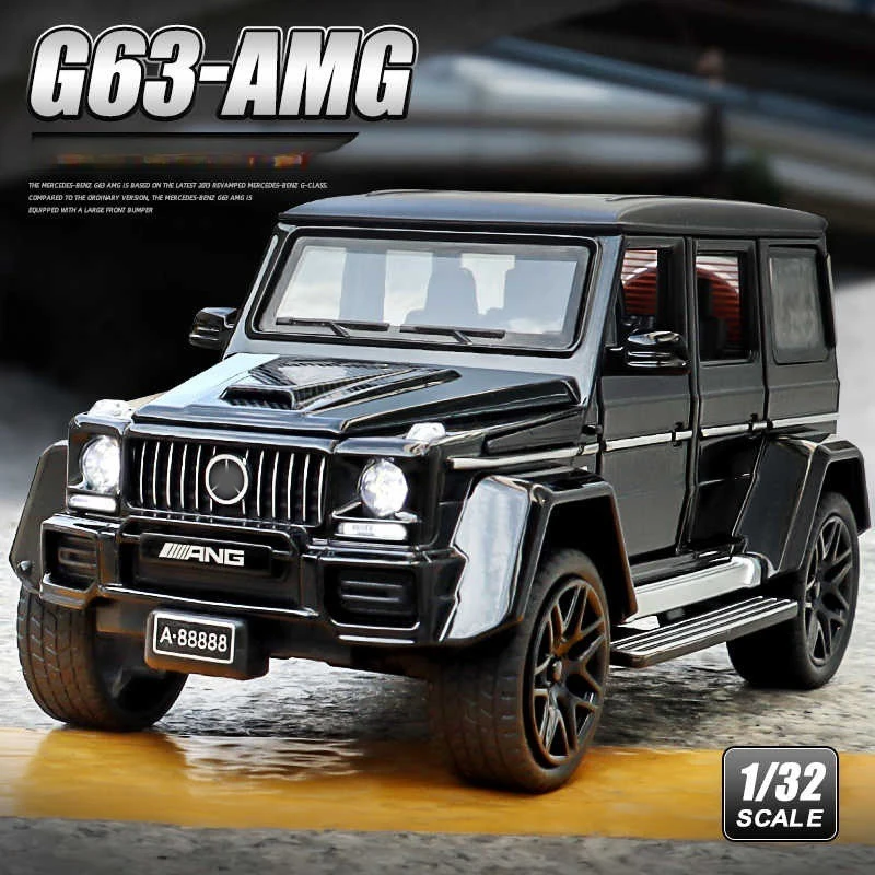 

1:32amg-G63 модель автомобиля из сплава, имитация внедорожника, гостиная, настольное украшение, детская игрушечная машина