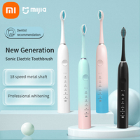 Xiaomi Electric Ultrasonic Toothbrush Six Speed Mode Soft Hair USB Charging Waterproof Adult Tooth Cleaner Automatic Couple Set