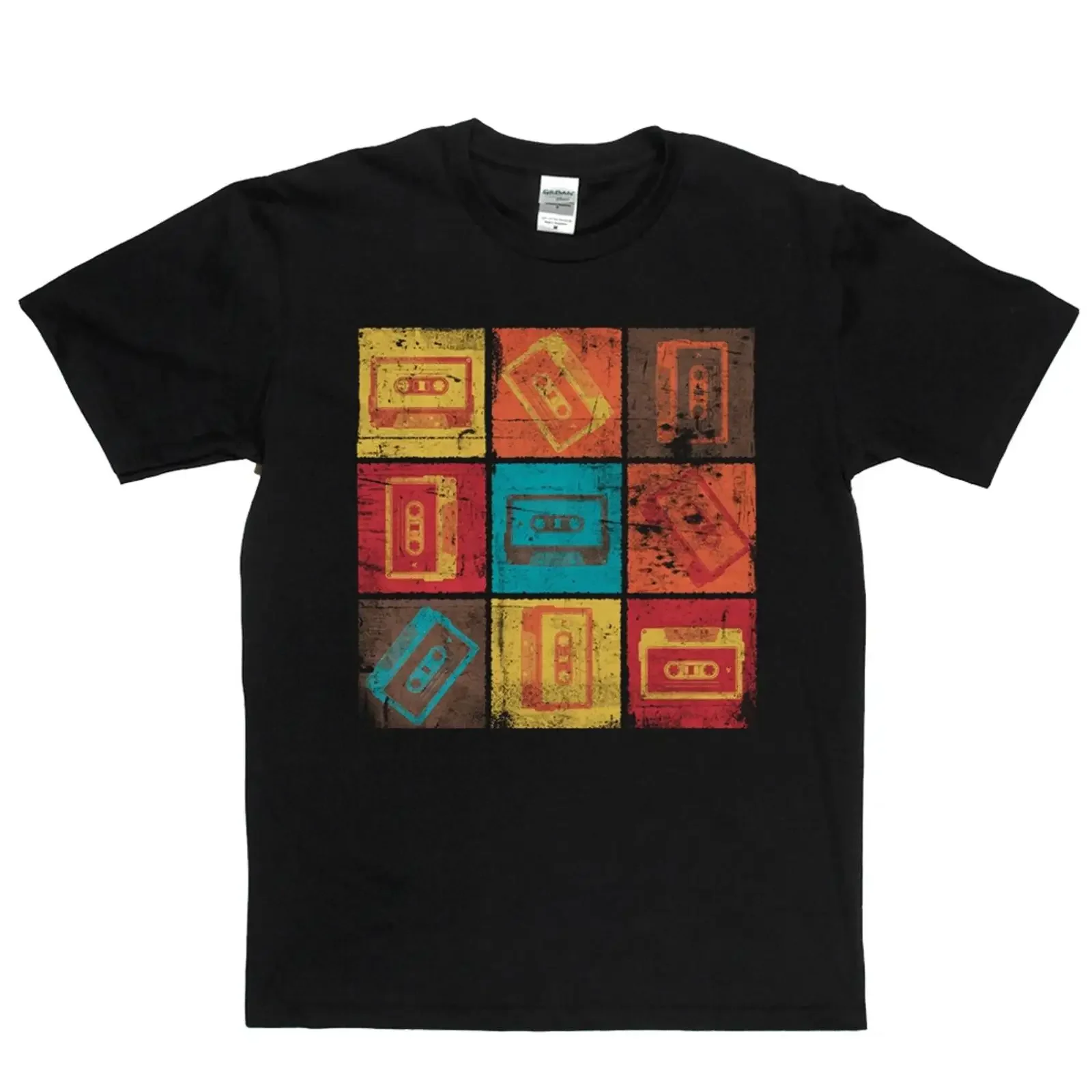 Compact Cassette Regular T Shirt Size S 4XL vintage Washed graphic Comfortable designer clothes homme fashion Breathable