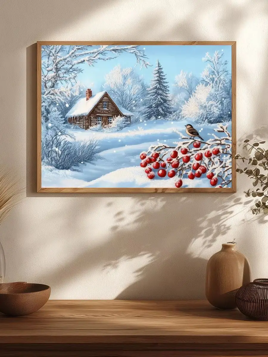 1 Stück 30x40cm/11,8x15,7 Zoll, 11Ct/14Ct Kreuzstich-Set, DIY Valentinstagsgeschenk, Stickerei-Set für Festivals, Stadt – Detail 1