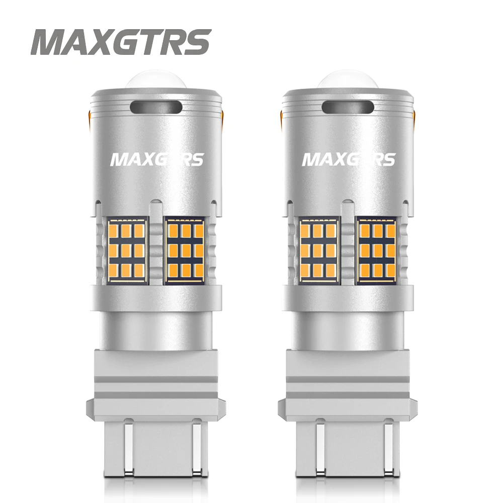 2x3157 LED zasilany P27/5W P27/7W 3156 P27W T25 LED żarówki biały czerwony bursztyn dla światła dzienne DRL dla Jeep Grand Cherokee