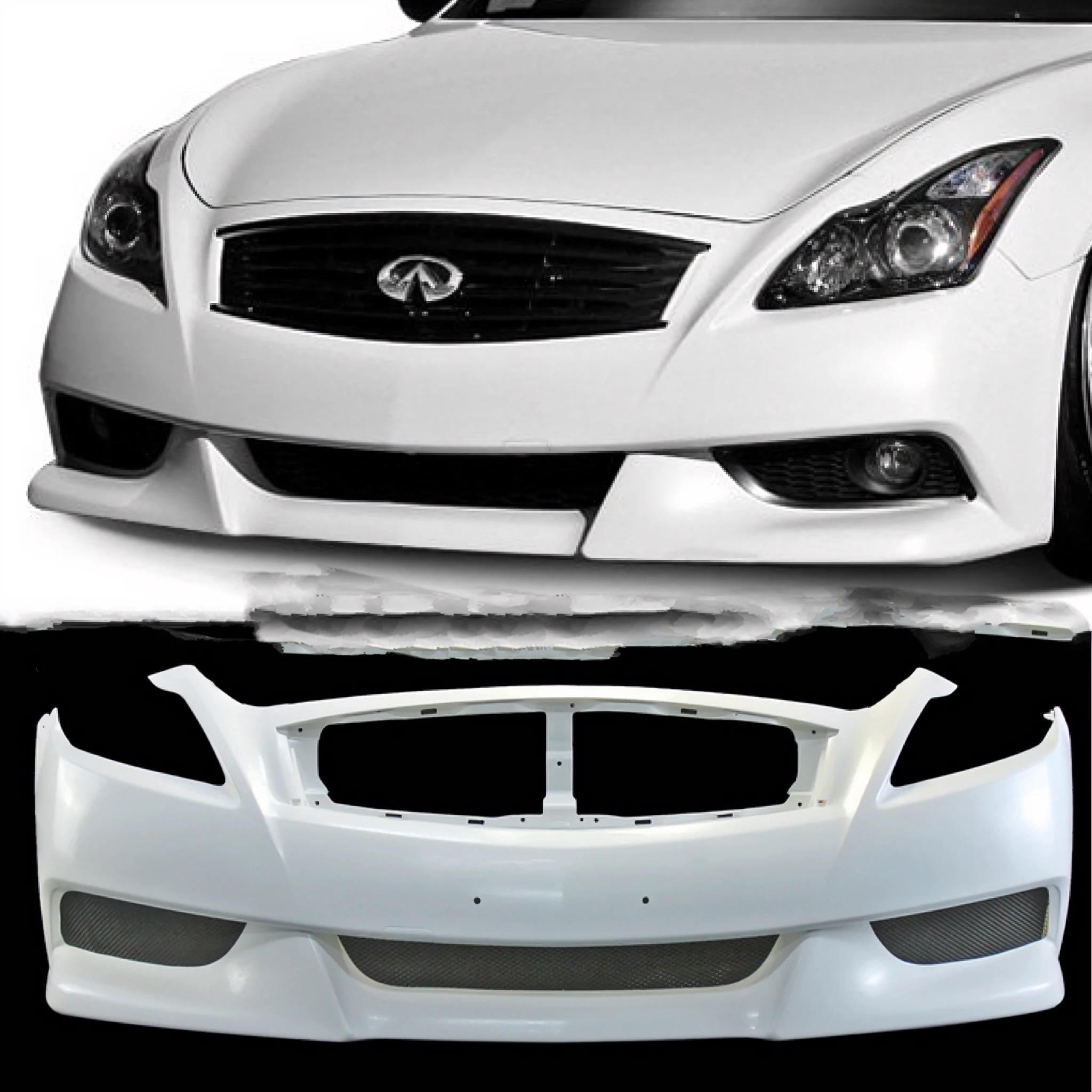 For INFINITI G37 COUPE IPL TYPE FRONT BUMPER  Car bumper for G37 VQ37