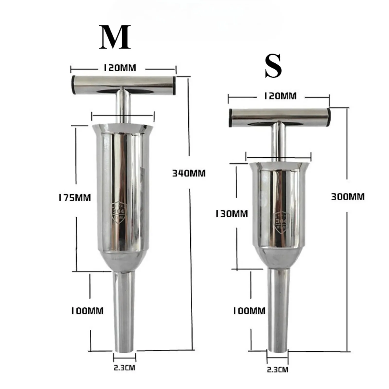 Manual Sausage Maker 304 Stainless Steel Hand Push Meat Filling Tool Easy Clean Durable Kitchen Gadget for Homemade Sausage